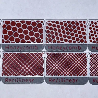 Mẫu Swatch Infill Cho PrusaSlicer