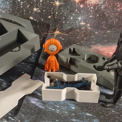 Hộp Đựng & Vận Chuyển 12 Mô Hình Hành Động, Đế Phụ Kiện & Pocketnaut Crafsman