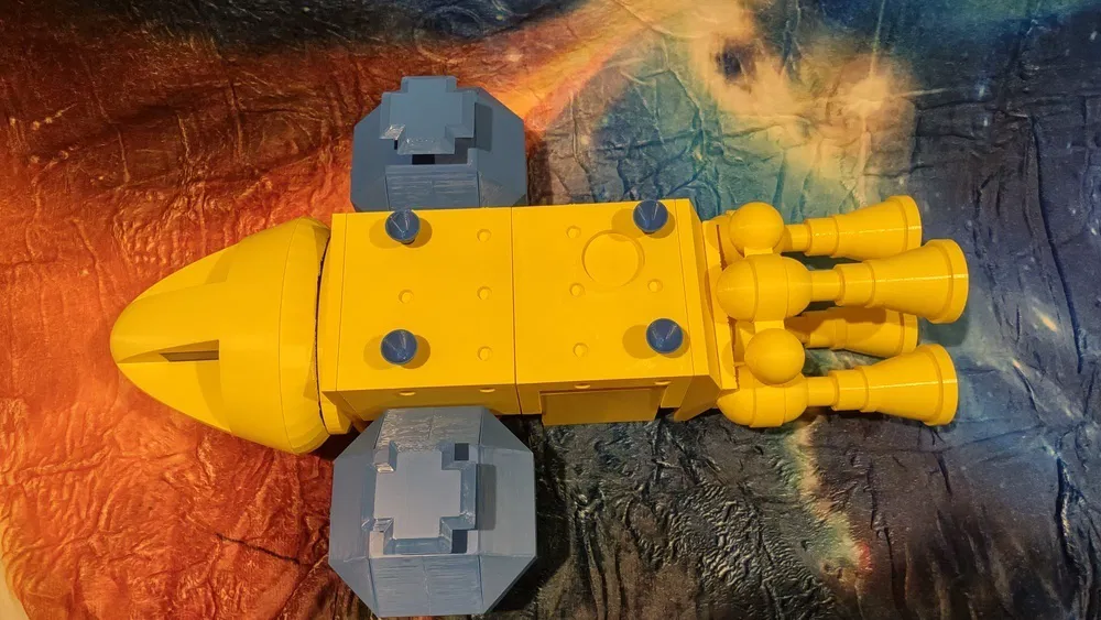 Mô-đun Khám phá Hành tinh RhoLaBoP Spaceship (Chim săn mồi lớn Rhombicuboctahedron) - Image 7