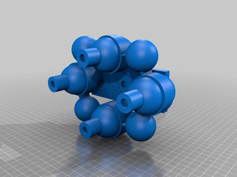 Mô-đun Khám phá Hành tinh RhoLaBoP Spaceship (Chim săn mồi lớn Rhombicuboctahedron) - Image 24