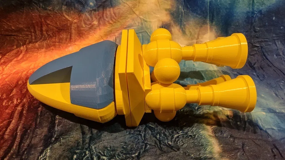 Mô-đun Khám phá Hành tinh RhoLaBoP Spaceship (Chim săn mồi lớn Rhombicuboctahedron) - Image 29