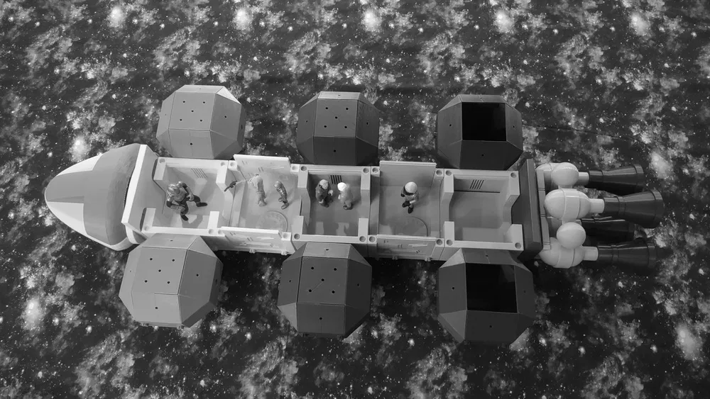 Mô-đun Khám phá Hành tinh RhoLaBoP Spaceship (Chim săn mồi lớn Rhombicuboctahedron) - Image 32