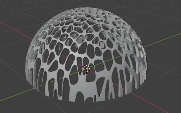 Trái cầu họa tiết Voronoi - Image 1