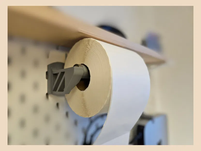 Kệ JIOSE Treo Máy In Nhãn Cho Tấm Skadis - Có Chỗ Để Cuộn Nhãn - Image 2