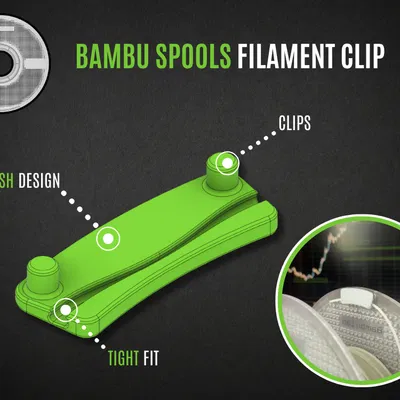 Kẹp Cuộn Sợi Nhựa Bambu