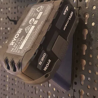 Kệ pin Ryobi cho Tấm lỗ Lidl/Parkside/Horusdy