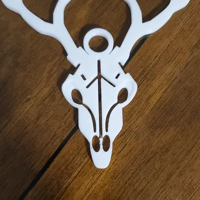 Móc Trang Trí Đầu Hươu Lộc - Phiên Bản Đầu Lâu