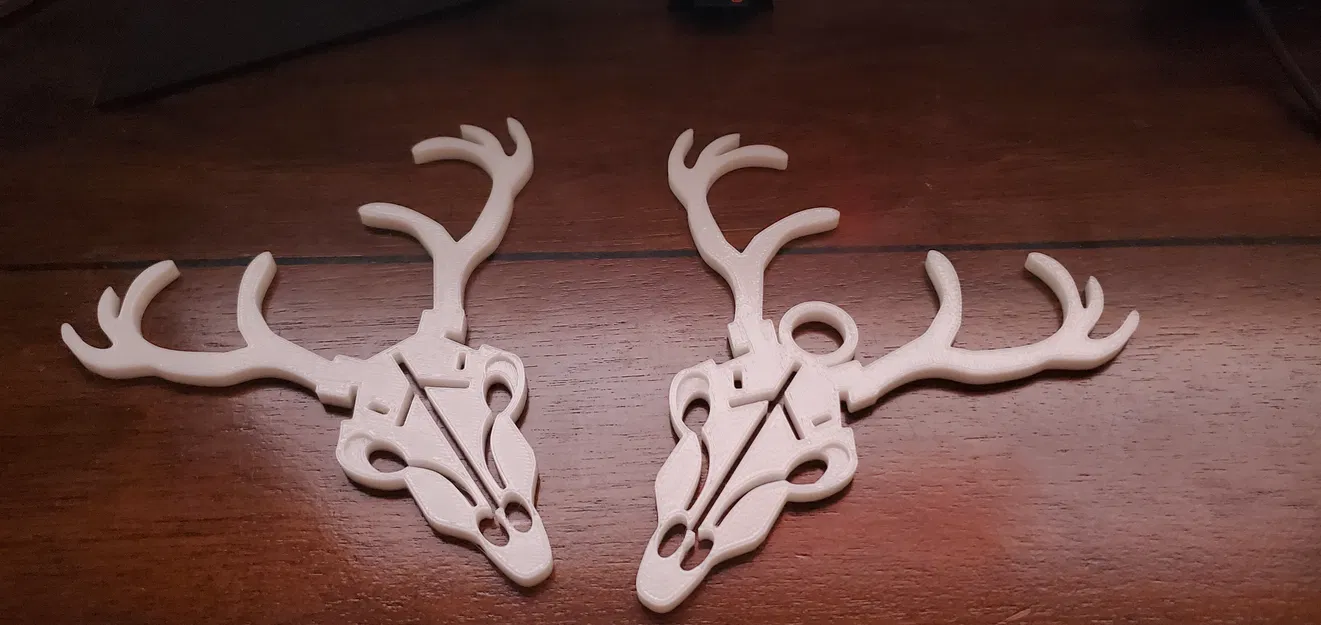 Móc Trang Trí Đầu Hươu Lộc - Phiên Bản Đầu Lâu - Image 2