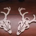 Móc Trang Trí Đầu Hươu Lộc - Phiên Bản Đầu Lâu - Thumbnail 2