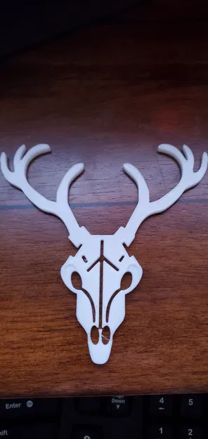 Móc Trang Trí Đầu Hươu Lộc - Phiên Bản Đầu Lâu - Image 3