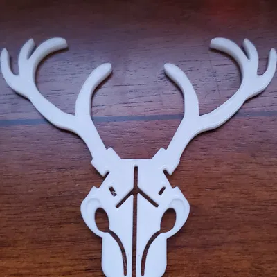 Móc Trang Trí Đầu Hươu Lộc - Phiên Bản Đầu Lâu