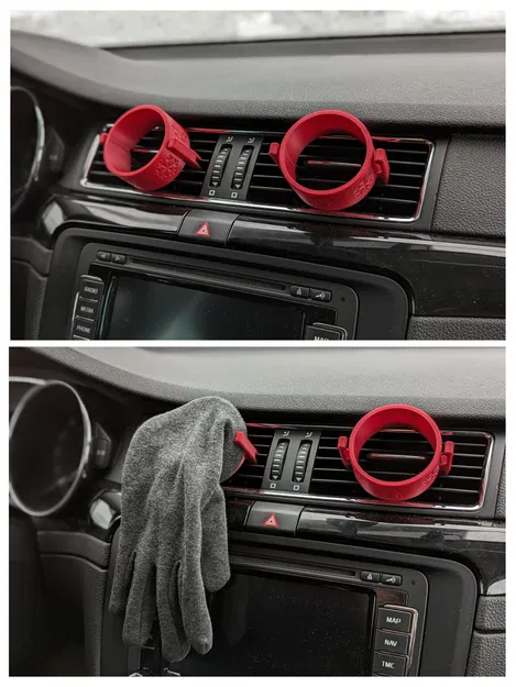 Giá hong găng tay cho cửa gió xe hơi - Phiên bản 2.0 - Image 4