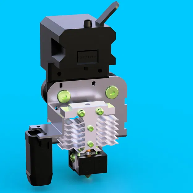 Lắp ráp trục X Ender 3 V2 Neo với Sprite Neo Extruder - File Fusion + Step - Image 1