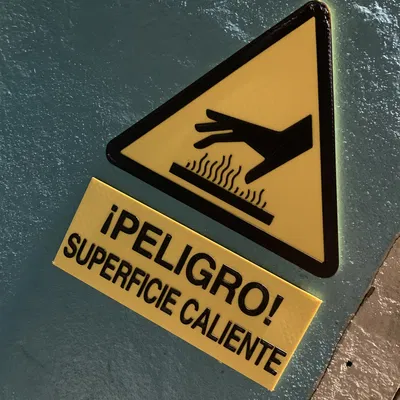 Biển báo nguy hiểm "letrero señal de peligro"