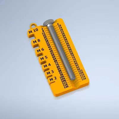 Dụng cụ đo vít, M2-M10, dài 4-120mm