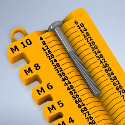 Dụng cụ đo vít, M2-M10, dài 4-120mm