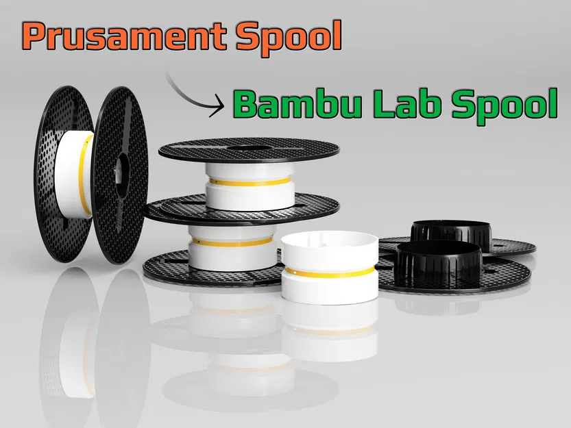 Chuyển Đổi Cuộn Prusament Thành Cuộn Bambu Lab Cho AMS - Image 1