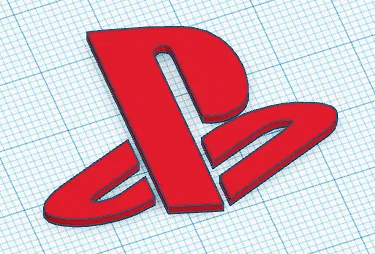 Logo PS5 Cho Đế Tai Nghe Tay Cầm File STL - Image 1