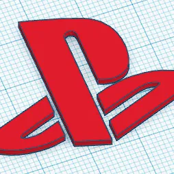 Logo PS5 Cho Đế Tai Nghe Tay Cầm File STL