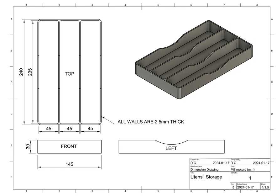 Kệ Sắp Xếp Dao Dĩa Nhà Bếp - Image 2