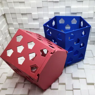 Hộp Đựng Ngũ Giác Xếp Chồng Không Cần Support