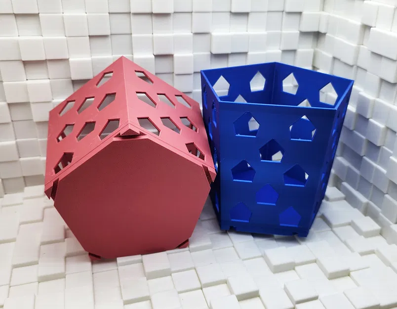 Hộp Đựng Ngũ Giác Xếp Chồng Không Cần Support - Image 6