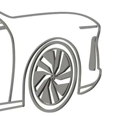 Nio ET 7 - Silhouette Xe