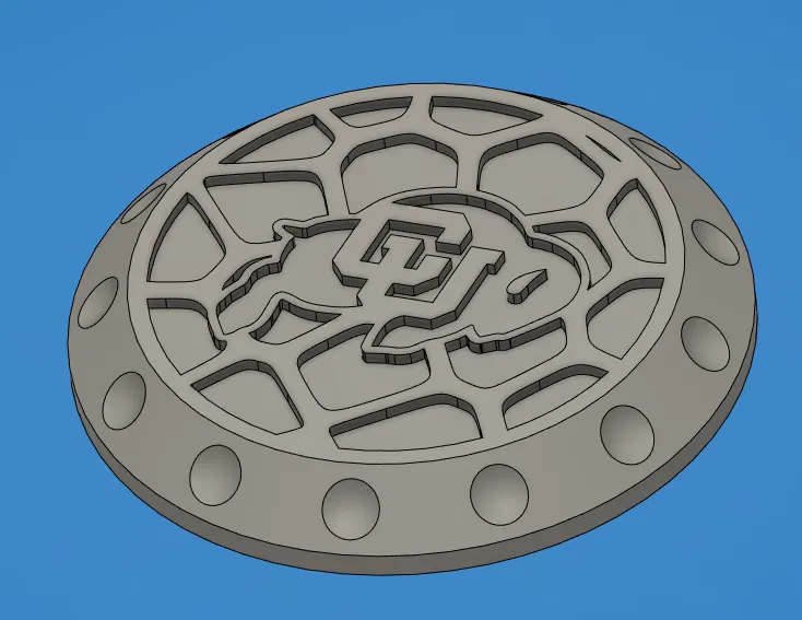 Đế Lót Ly Colorado Buffaloes - Image 1