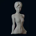 Cô gái nghệ thuật - Mô hình 3D - Thumbnail 1