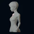 Cô gái nghệ thuật - Mô hình 3D - Thumbnail 2