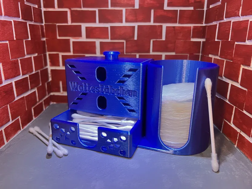 Hộp Đựng Tăm Bông / Q-Tips và Miếng Tẩy Trang - Image 1