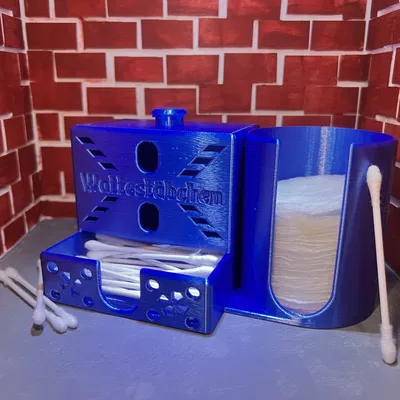 Hộp Đựng Tăm Bông / Q-Tips và Miếng Tẩy Trang