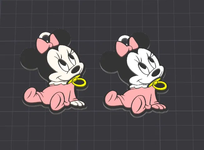 Móc khóa / Mặt dây chuyền Disney bé cưng - Image 1