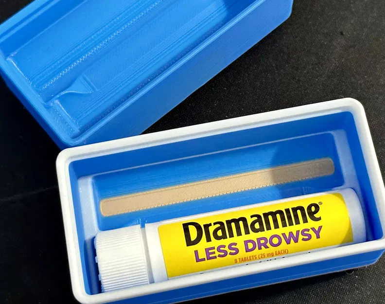 Hộp Gridfinity Đựng Thuốc Dramamine + Son Dưỡng Môi - 1x2x4u - Image 3