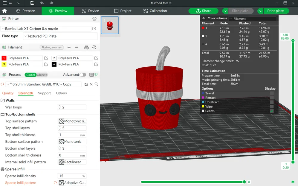 Đồ ăn nhanh kawaii - soda v1 - Image 2