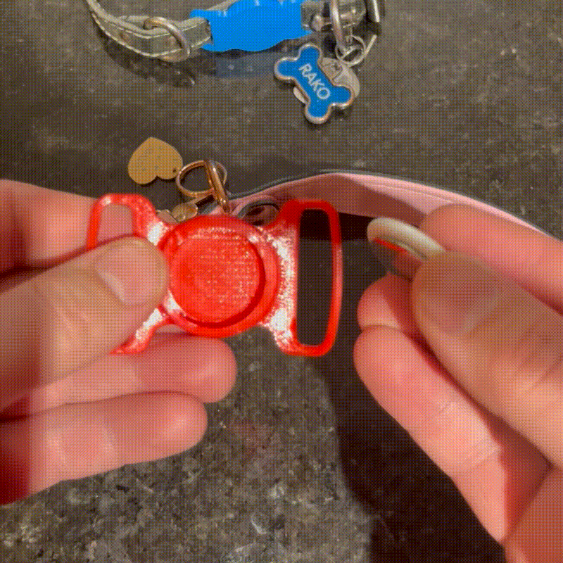 Giá đỡ AirTag cho vòng cổ / dây đeo thú cưng (TPU dẻo) - Thumbnail 2