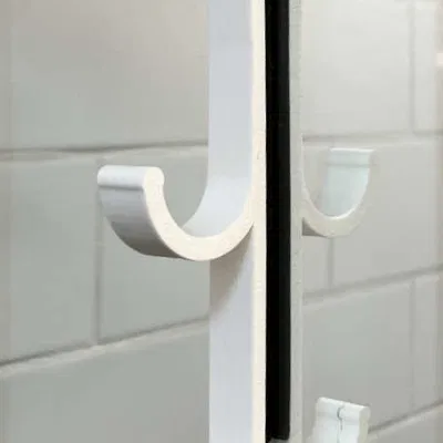 Móc Cửa Kính Shower với Phần Chèn TPE/TPU