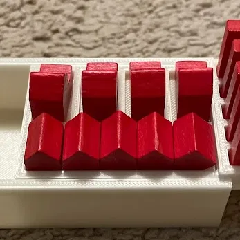 Mảnh Catan Pieces Lid V2 (khe đường sâu hơn)