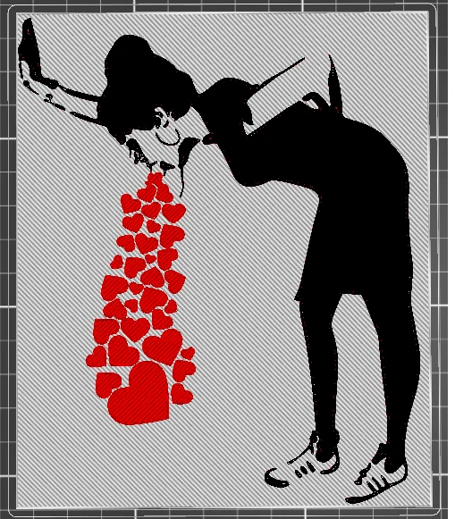 Trang Trí Tường "I Hate Valentines Day" Đa Sắc Màu - Image 1