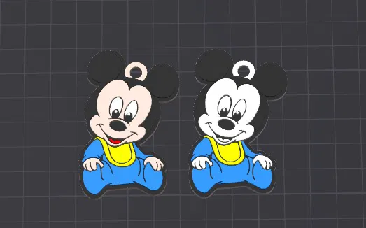 Móc khóa / Mặt dây chuyền Em Bé Disney Dễ Thương - Image 1