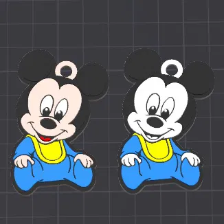 Móc khóa / Mặt dây chuyền Em Bé Disney Dễ Thương