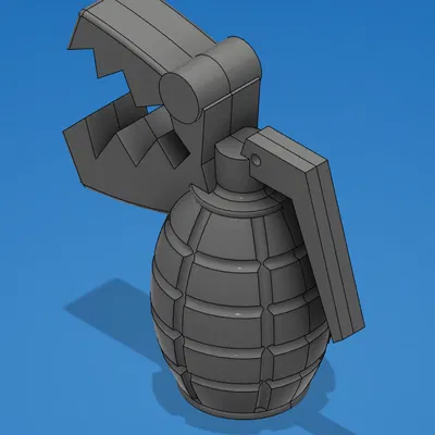 Lựu đạn Chomper của Jinx dùng cho Cosplay và Trang trí (LoL)