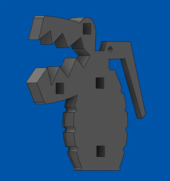 Lựu đạn Chomper của Jinx dùng cho Cosplay và Trang trí (LoL) - Image 2