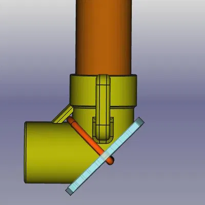 Remix cho Periscopes cho các ống PVC 32 mM có thể nhìn thấy mà không gặp nguy hiểm từ "nắp".
