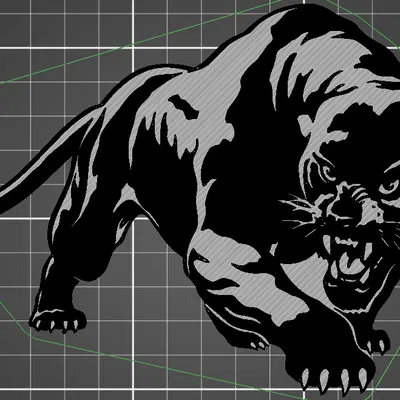 Mô hình Black Panther Trang Trí Tường Đa Sắc