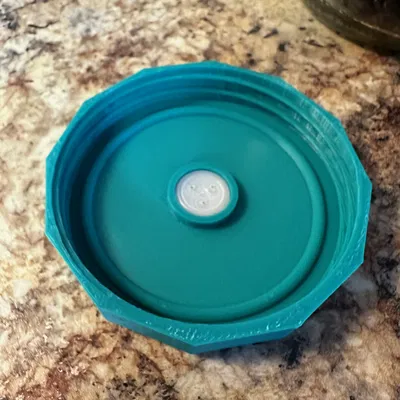 Wide mouth jar lid with degassing valve (Mason Jar)