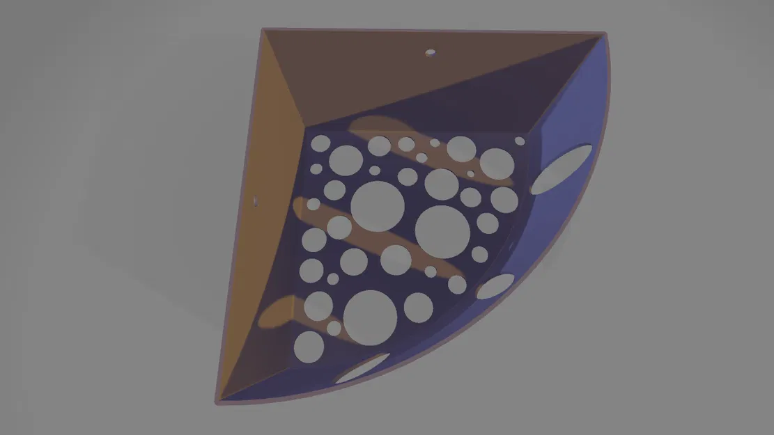 Kệ góc nhà tắm ver 1 / Polička do koupelny - Image 3