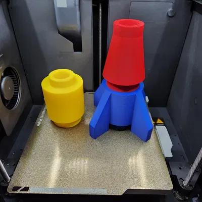 Tên Lửa Khổng Lồ Phong Cách Lego