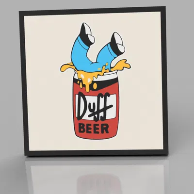 MÔ HÌNH THE SIMPSON - BIA DUFF