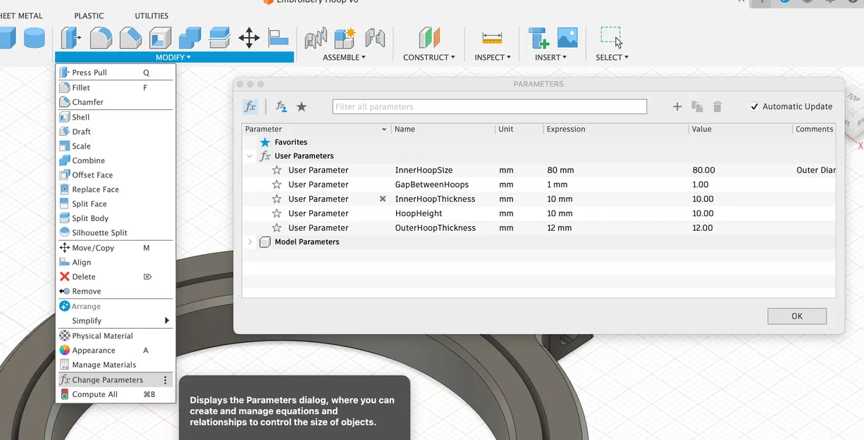 Khung thêu (Tham số hóa F360) - Image 4